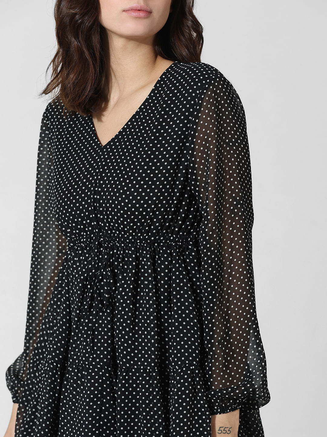 Black Polka Dot Dress