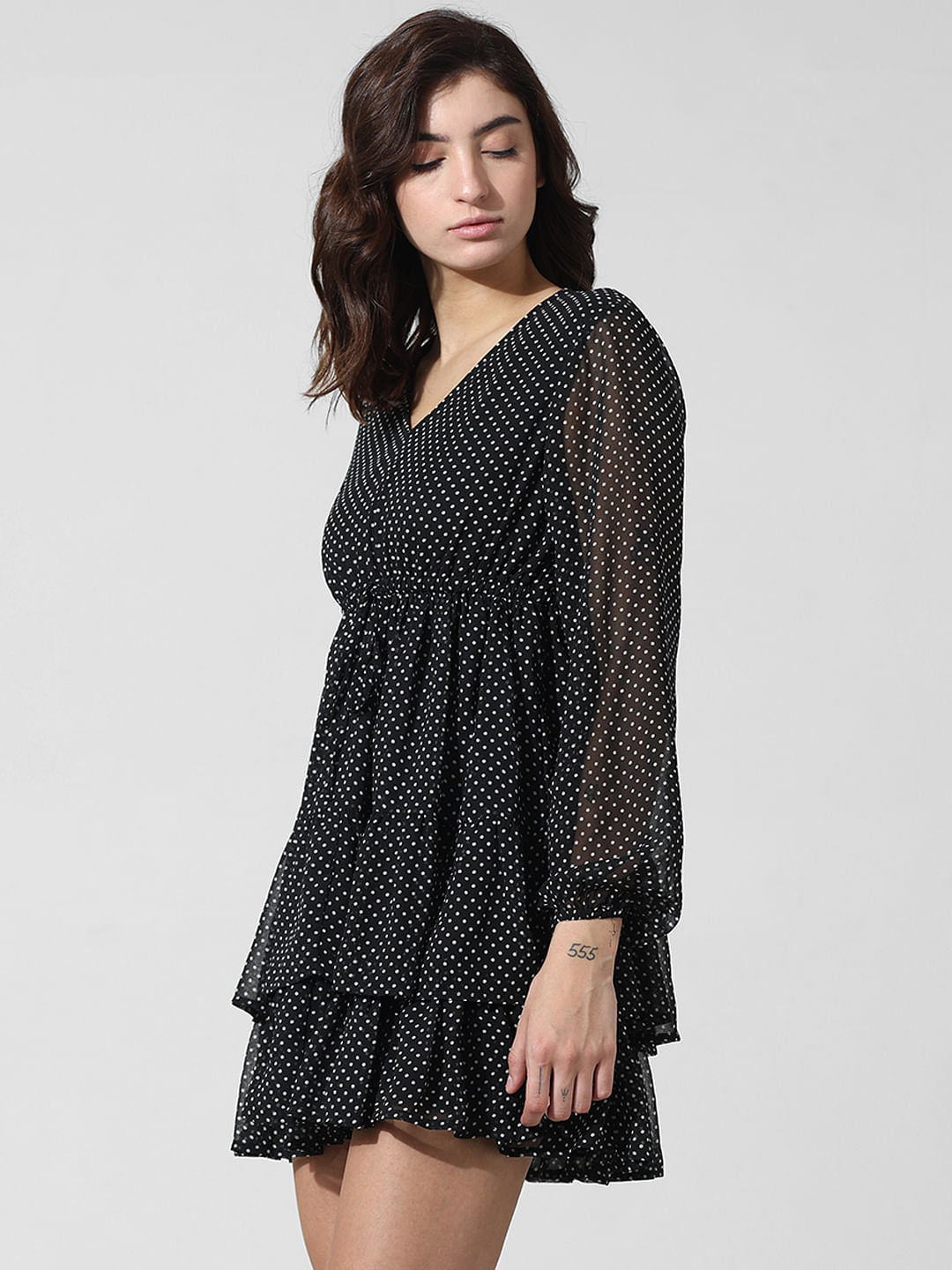 Black Polka Dot Dress