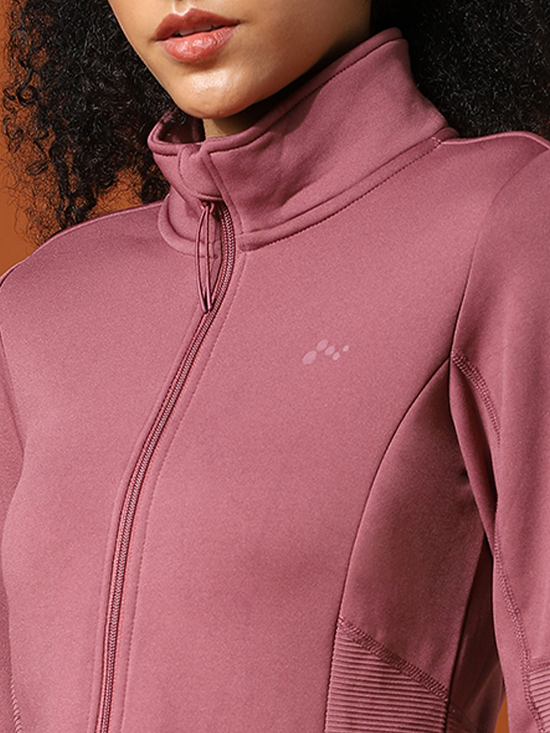 Play Maroon High Neck Training Jacket
