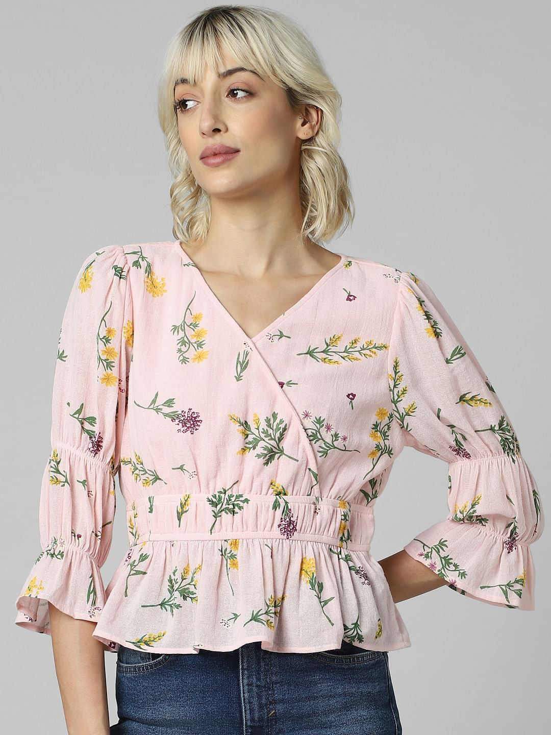 Pink Floral Top