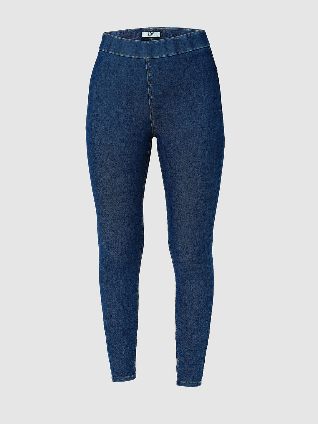 Jdy By Only Blue High Rise Super Skinny Jeggings