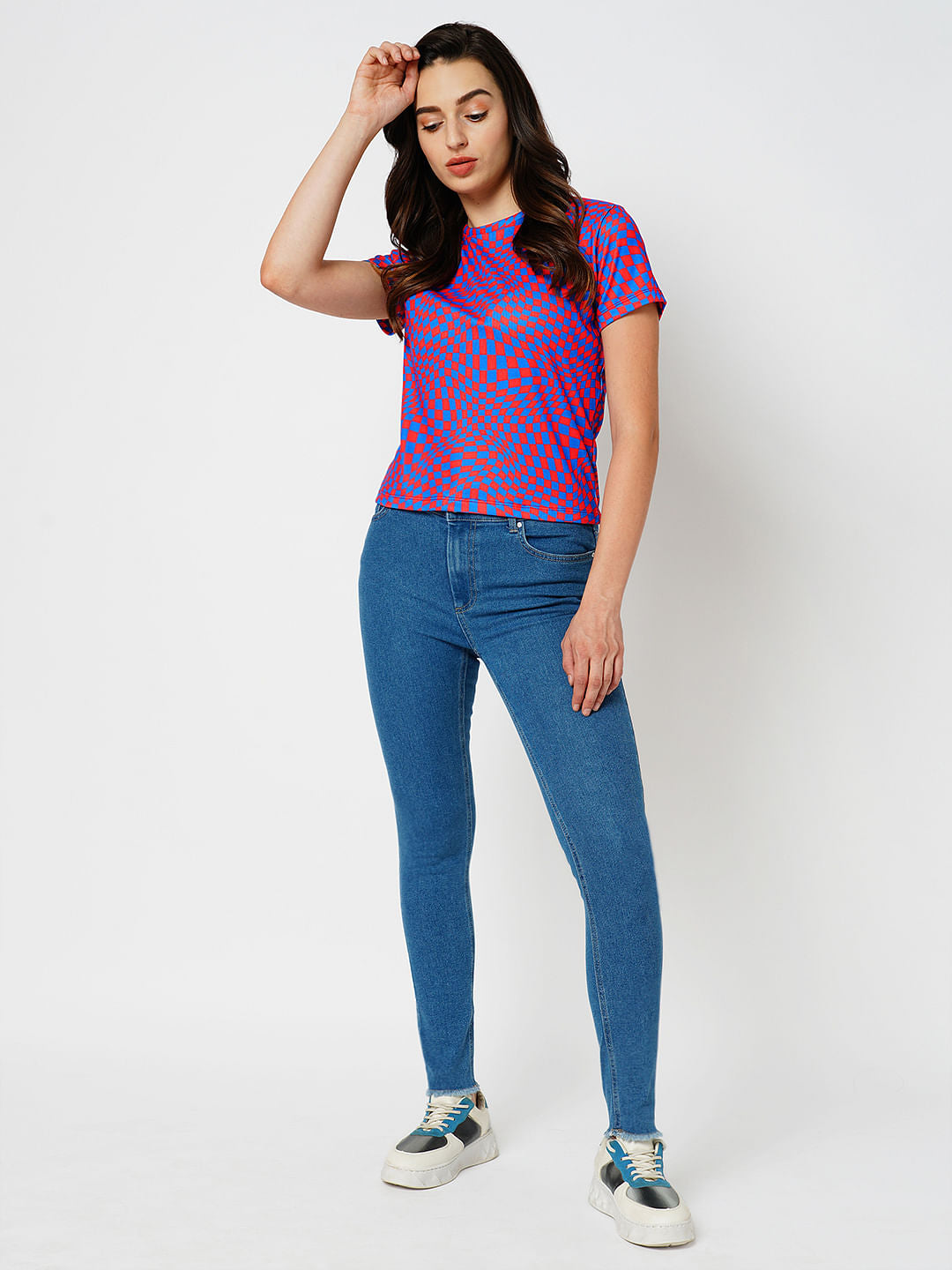 Jdy By Only Light Blue Mid Rise Skinny Jeans