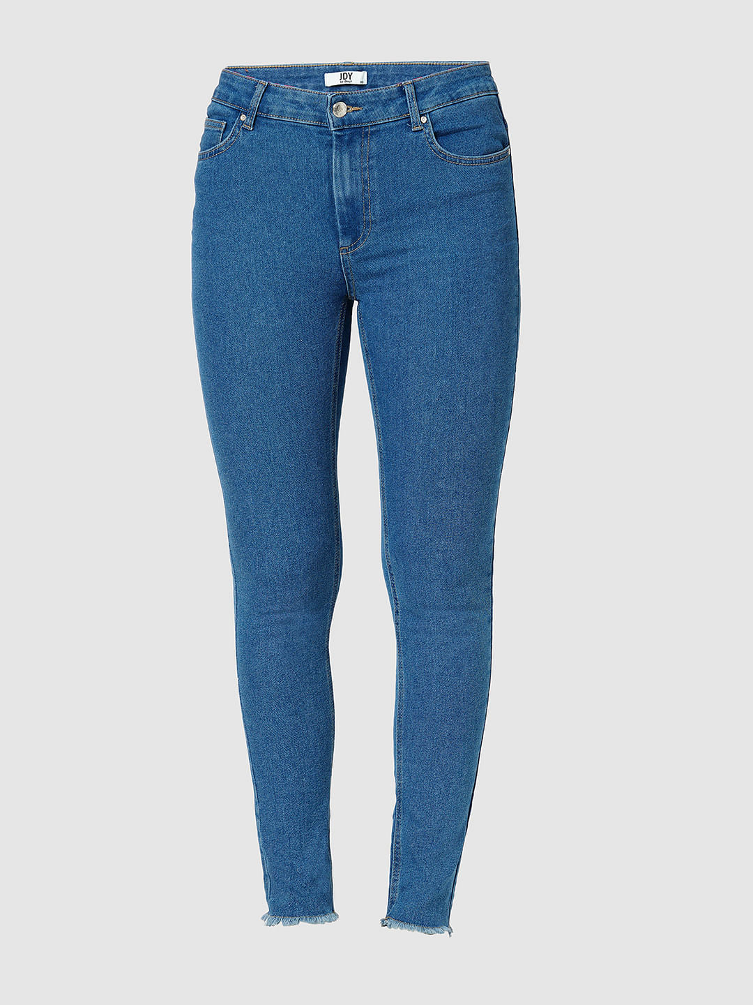 Jdy By Only Light Blue Mid Rise Skinny Jeans