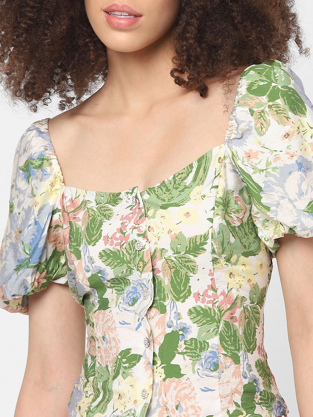 Off-White Floral Top