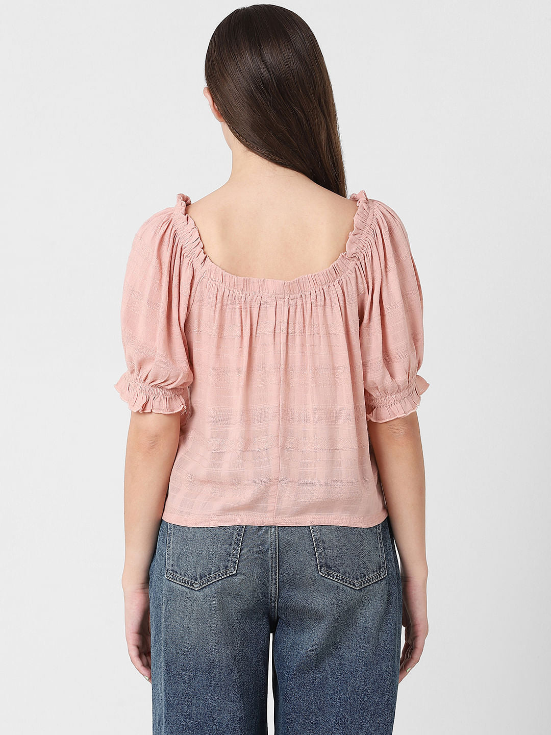Pink Off Shoulder Top