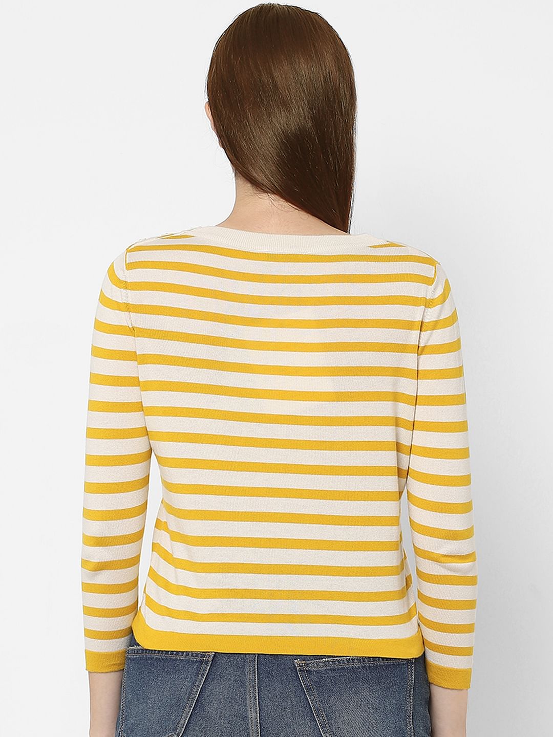Yellow Striped Top