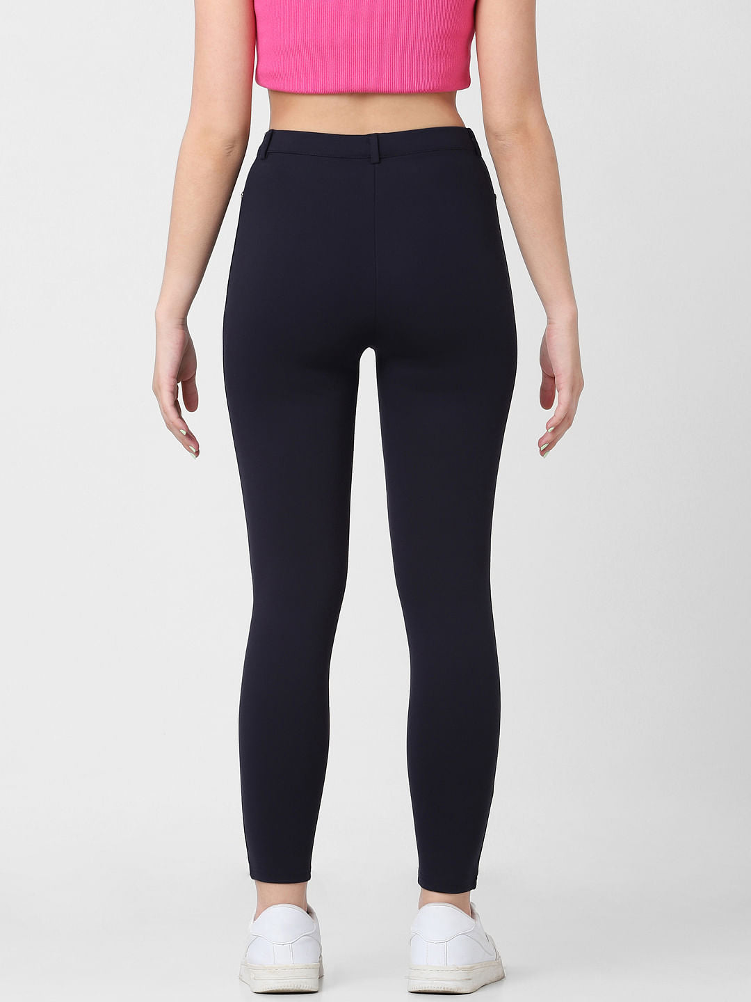 Navy Blue High Rise Leggings