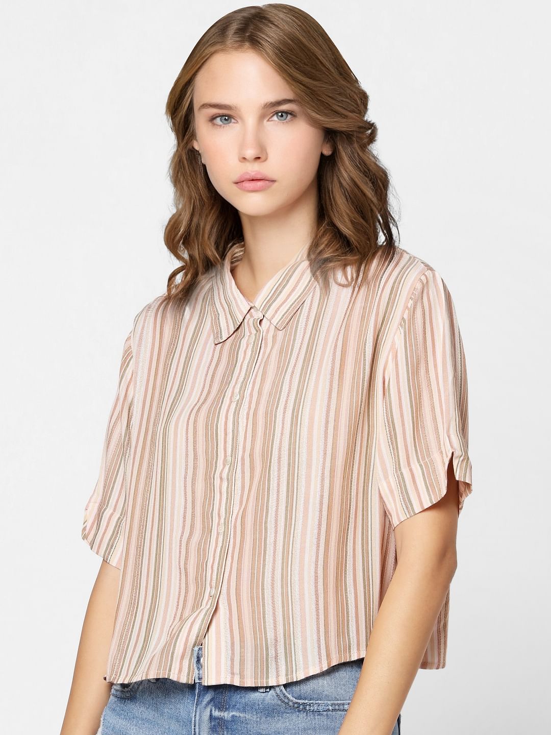Pink Striped Shirt