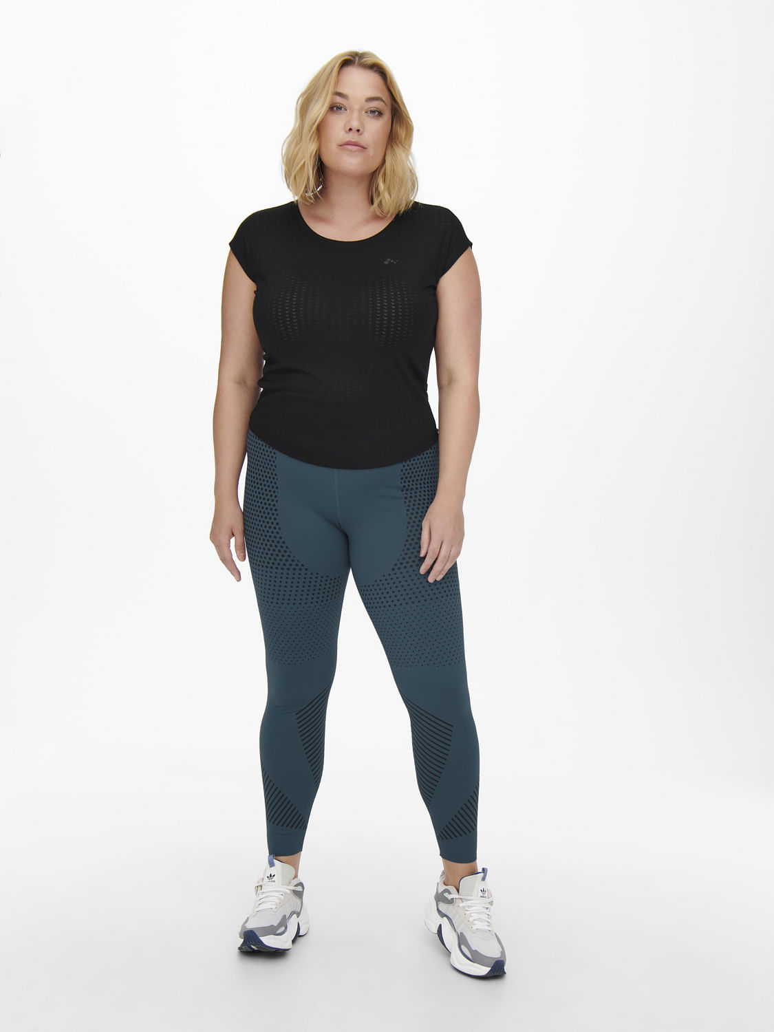 Play Curvy Blue High Rise Training Tights