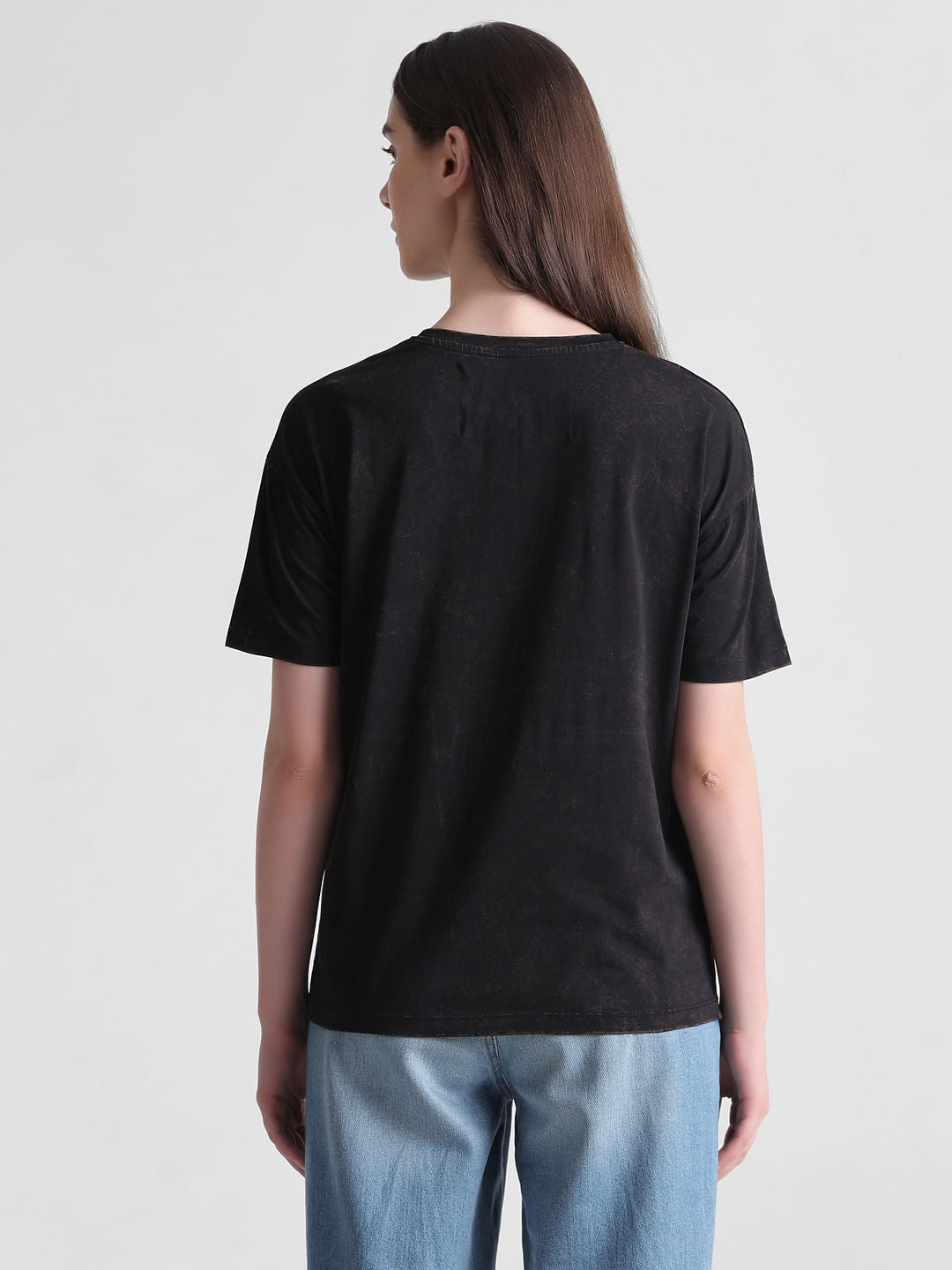 Only X Rick And Morty Black Graphic Print T-Shirt