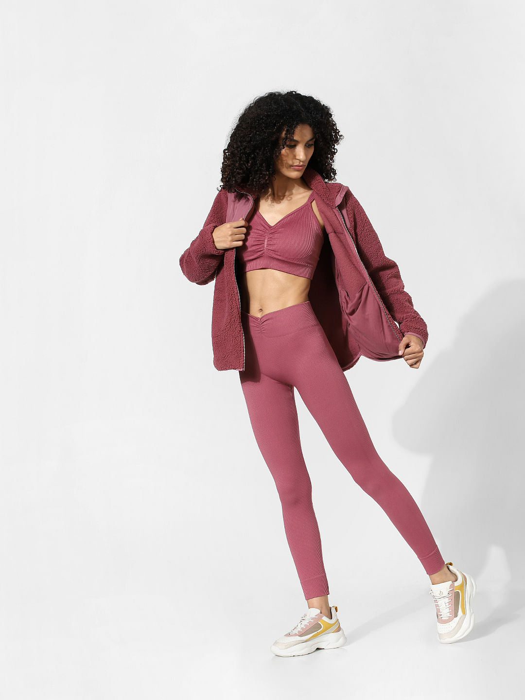 Pink Teddy Sports Jacket