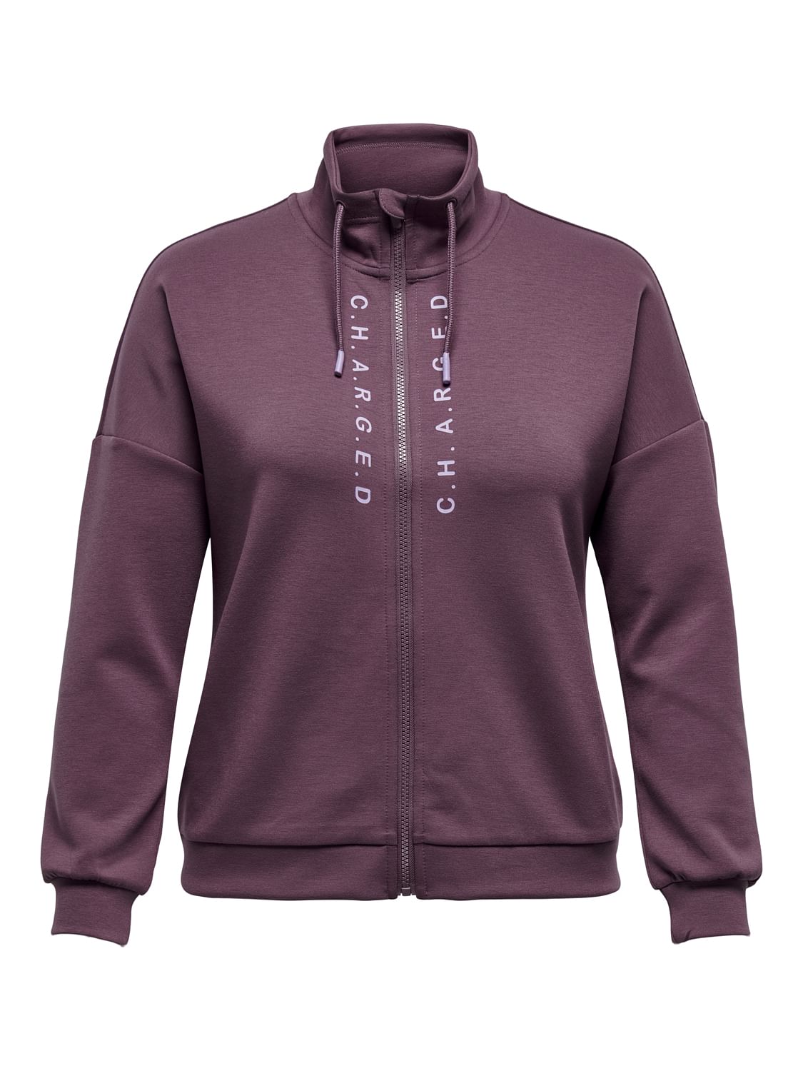 Play Curvy Purple Zip-Up Sweatshirt