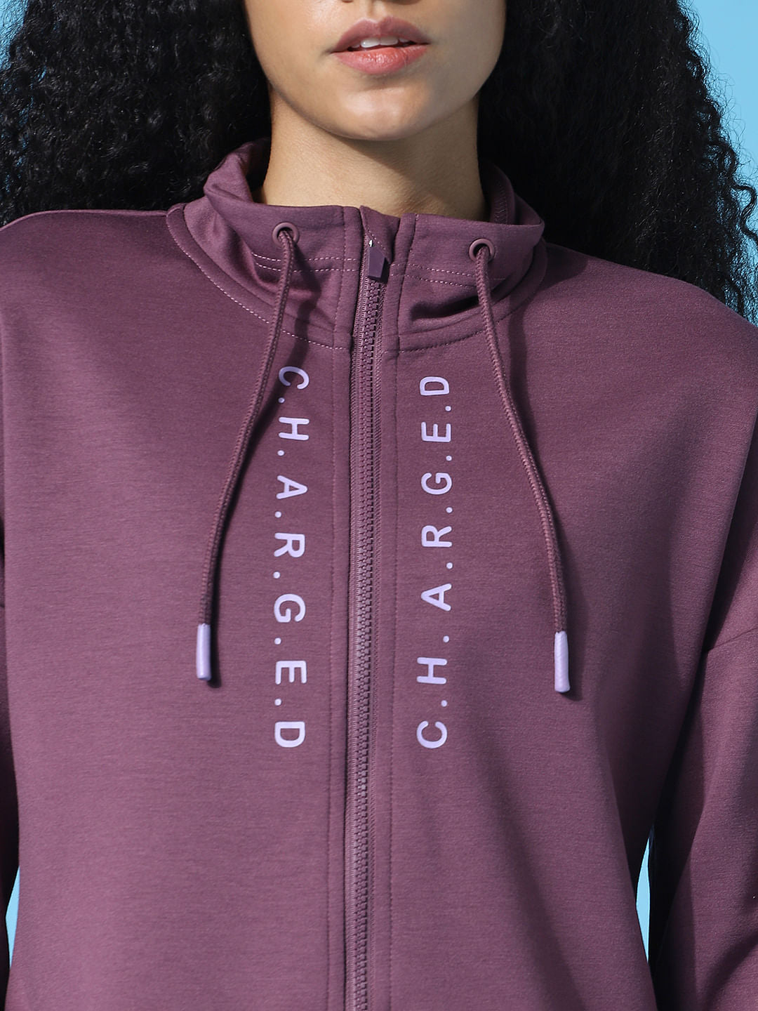 Play Purple High Neck Training Jacket