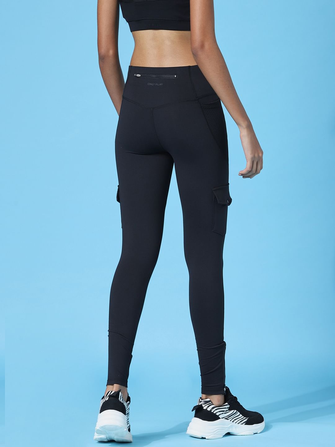 Play Black High Rise Training Tights