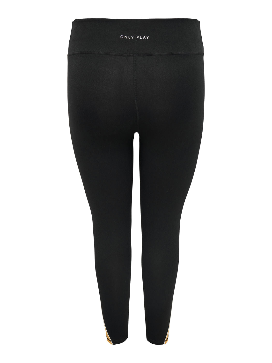 Play Curvy Black High Rise Colourblocked Training Tights