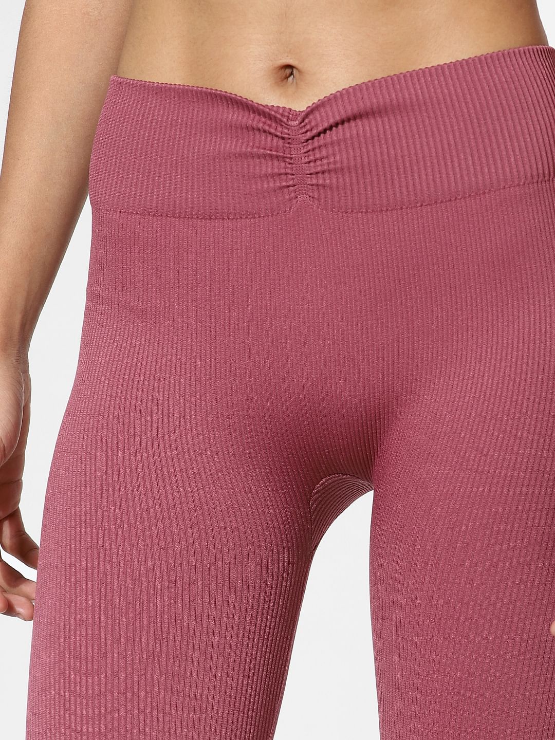 Pink High Rise Co-Ord Training Tights