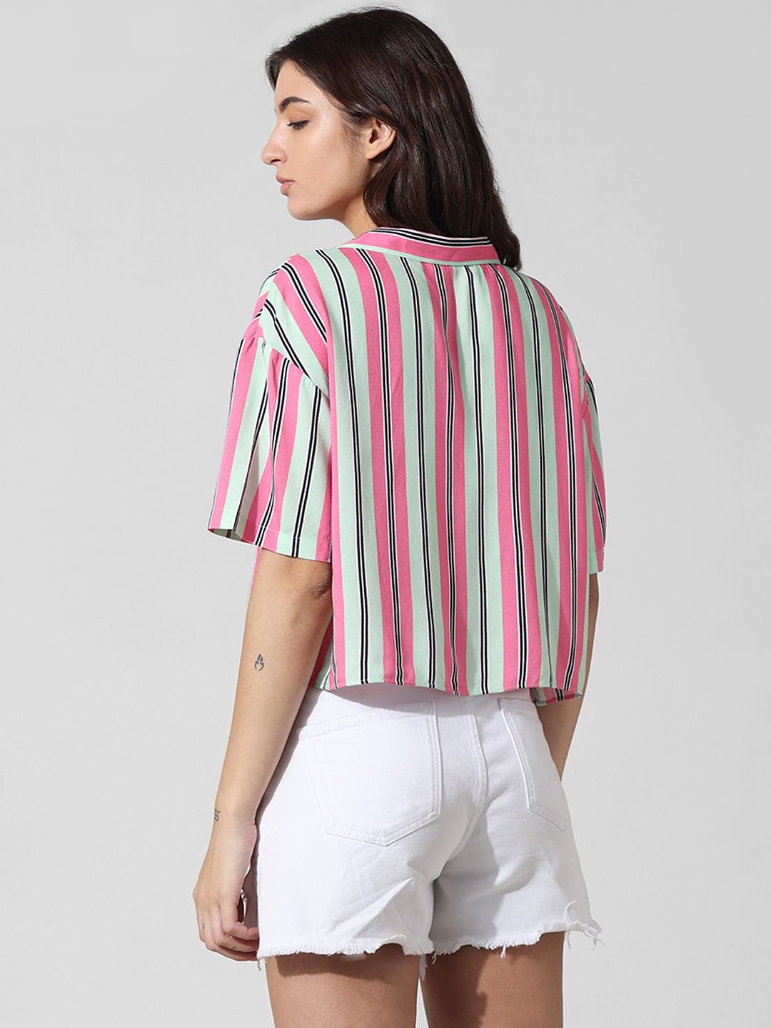Pink Striped Shirt