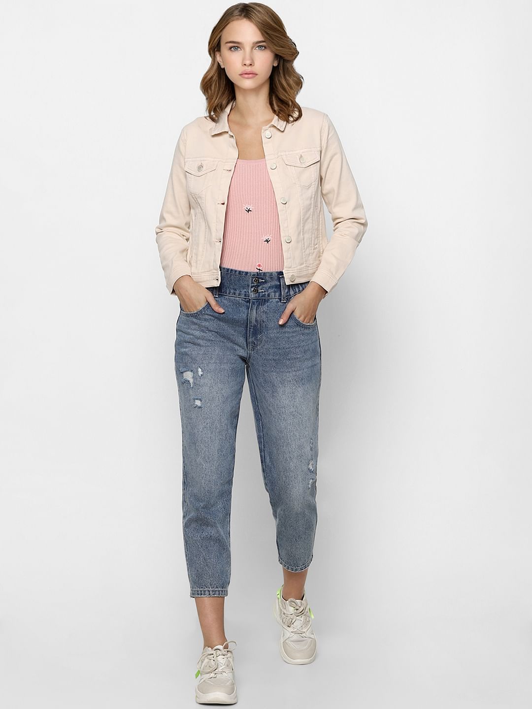 Light Pink Denim Jacket