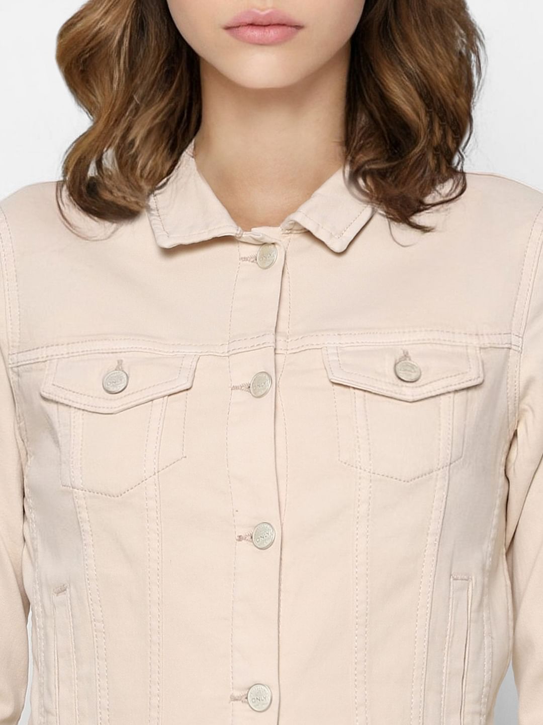 Light Pink Denim Jacket