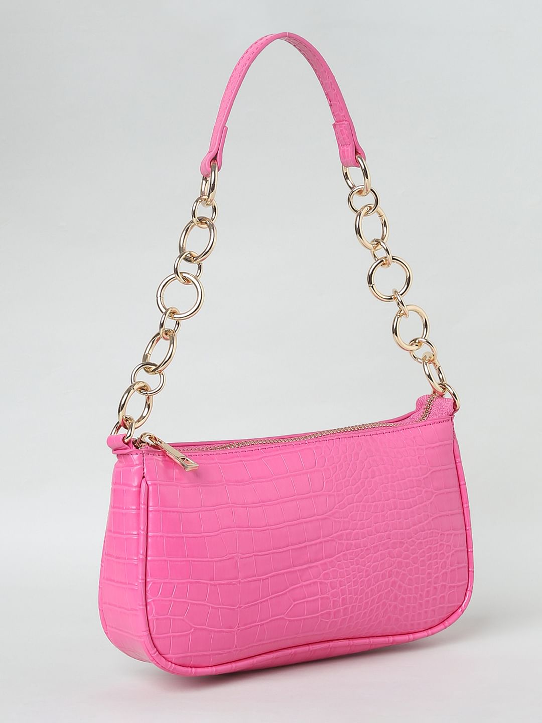 Pink Baguette Bag
