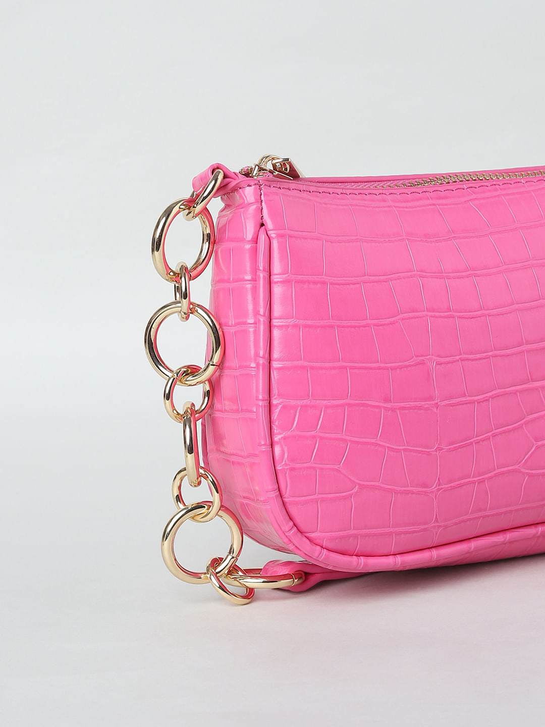Pink Baguette Bag