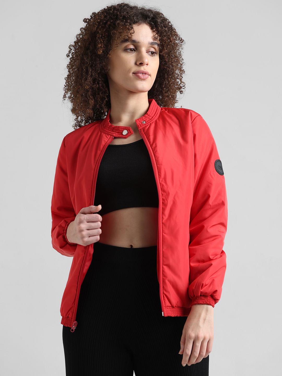 Red Bomber Jacket