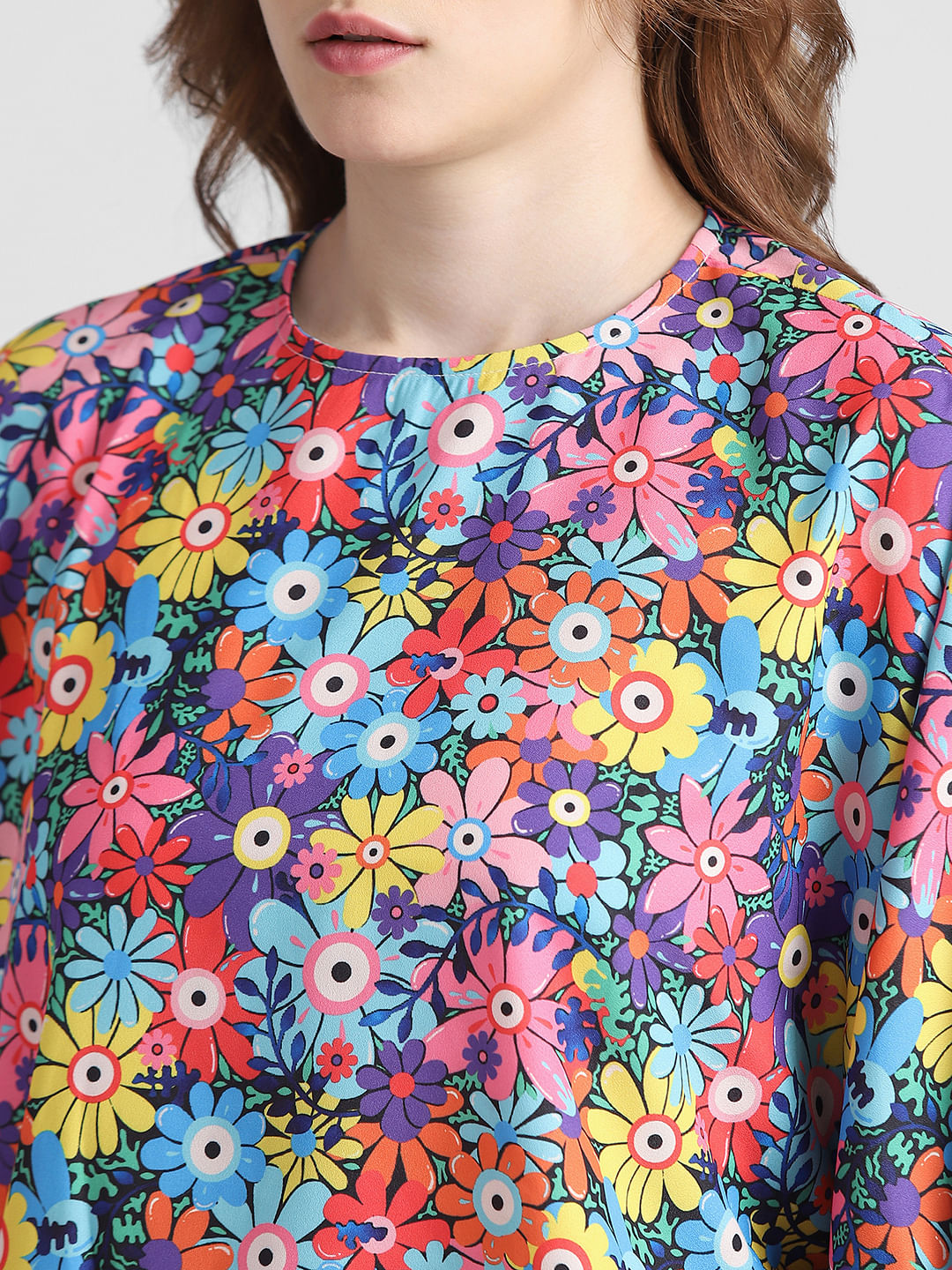 Multi-Coloured Floral Top