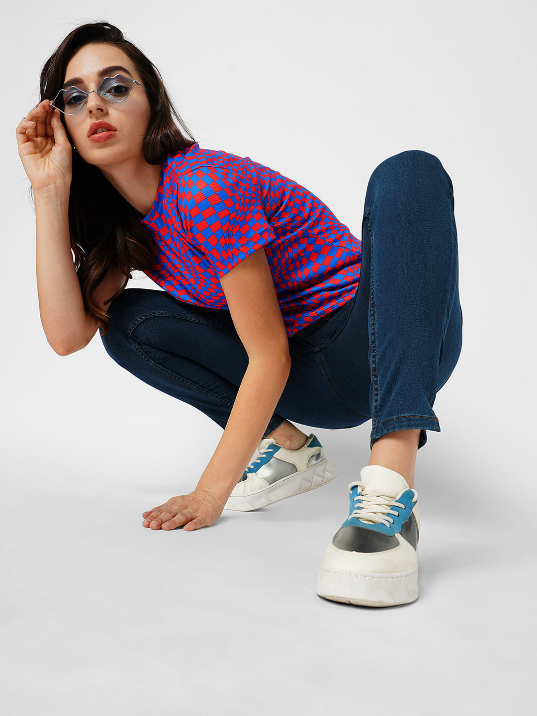 Jdy By Only Dark Blue High Rise Skinny Fit Jeggings