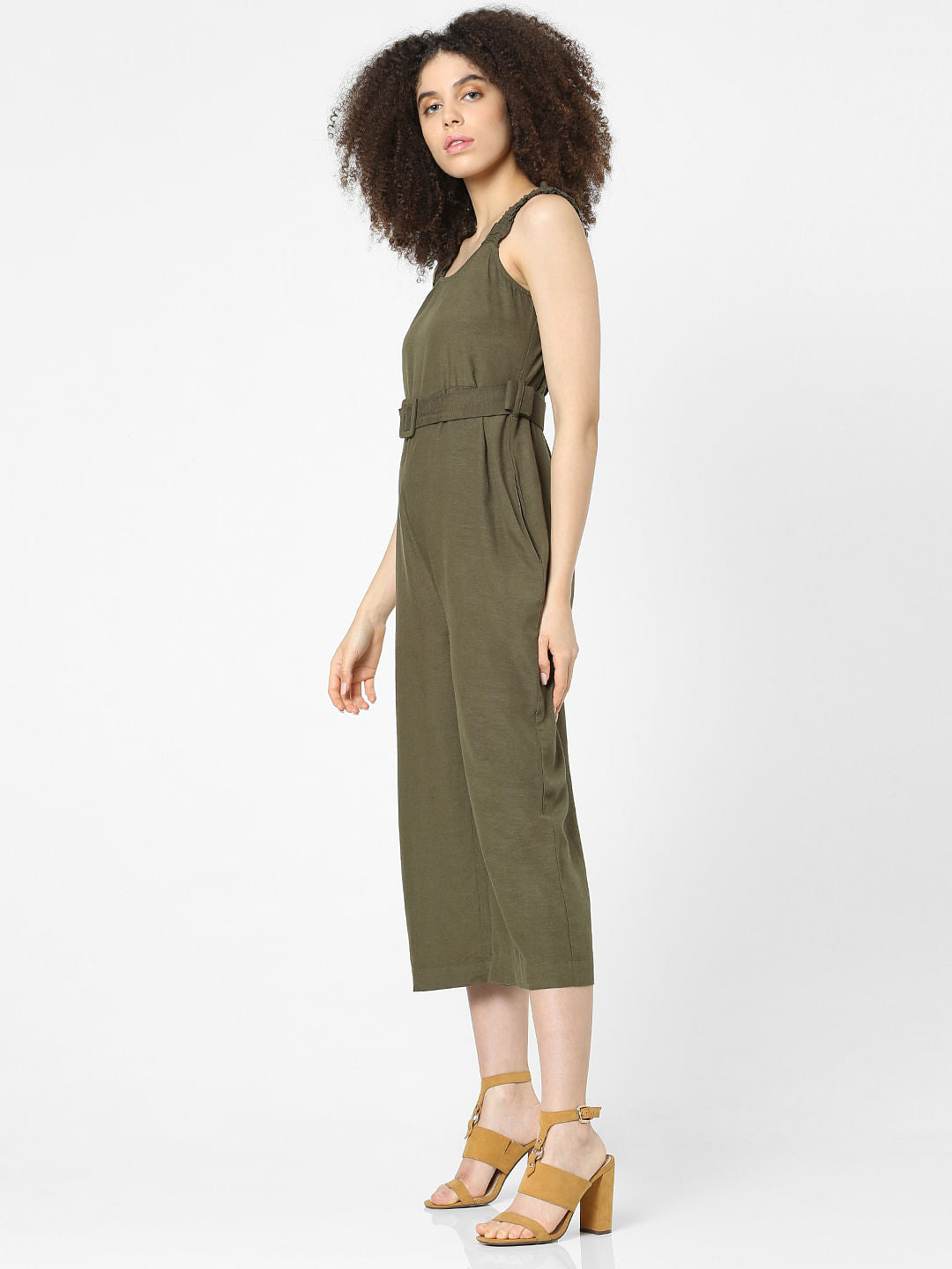 Green Strappy Jumpsuit