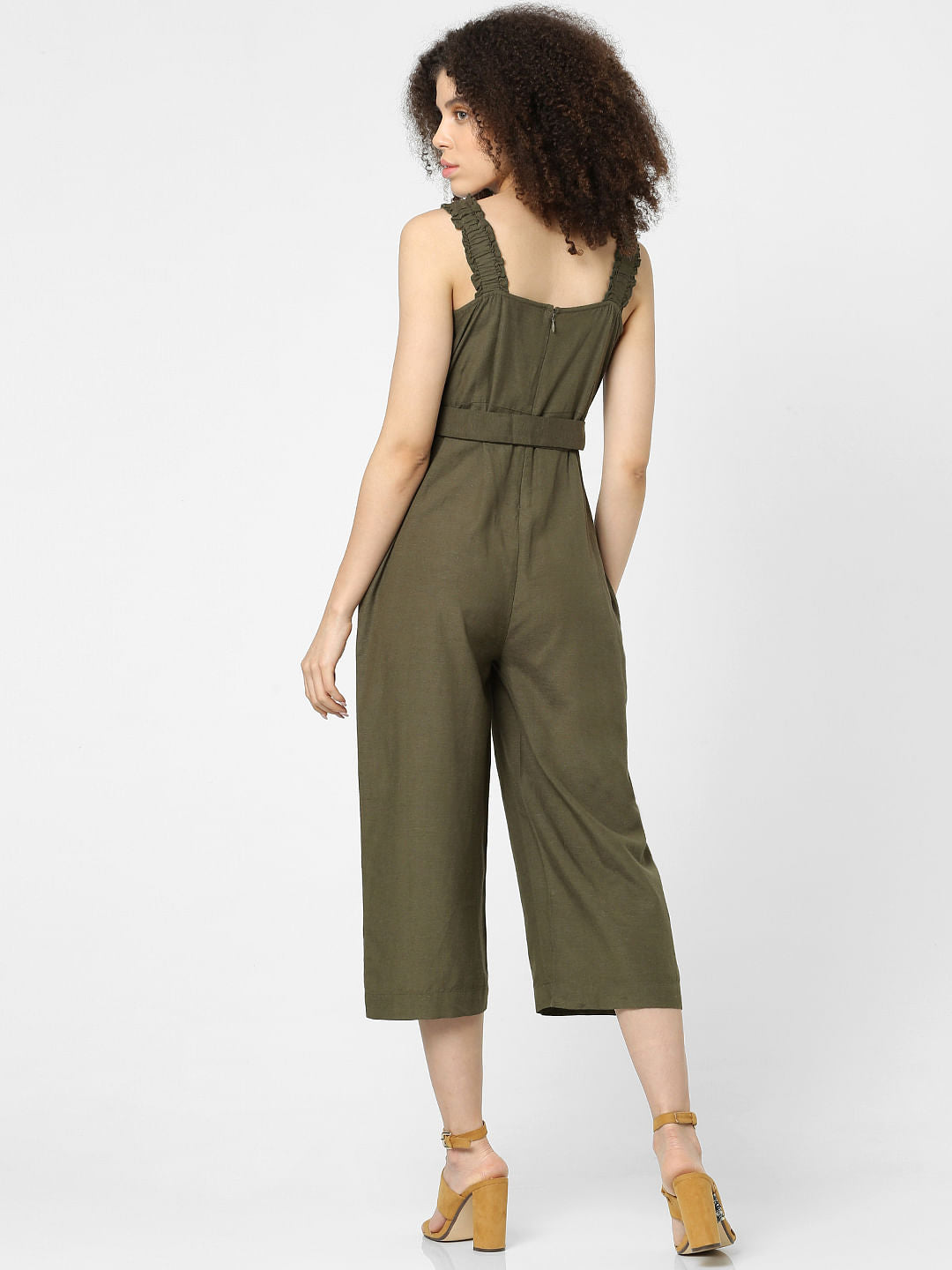 Green Strappy Jumpsuit