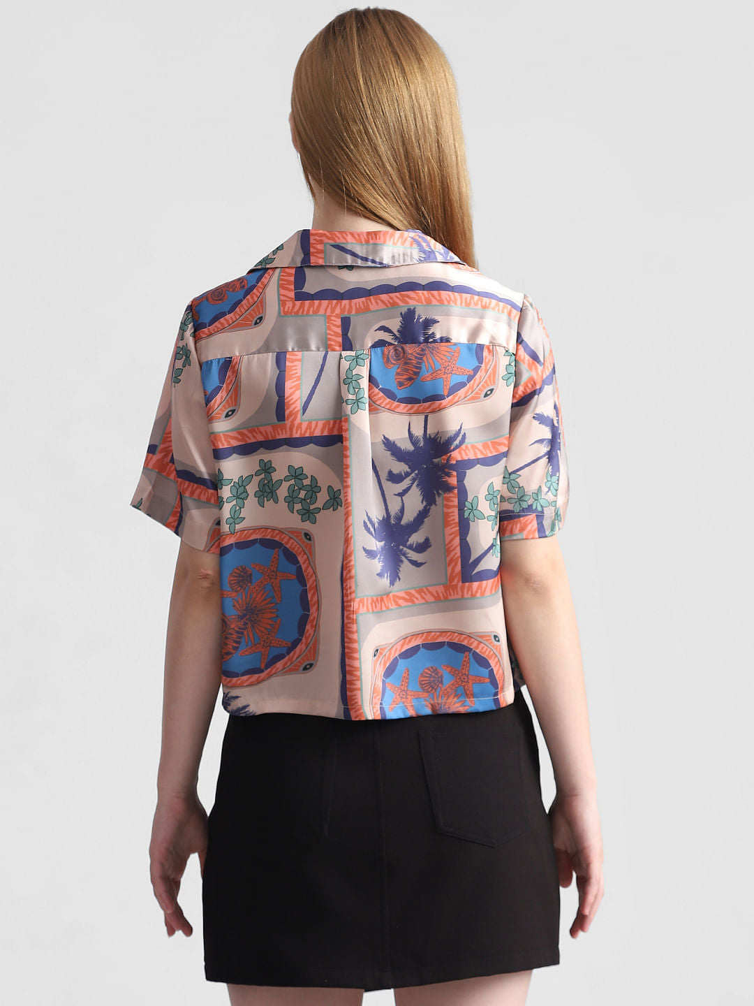 Light Brown Printed Shirt