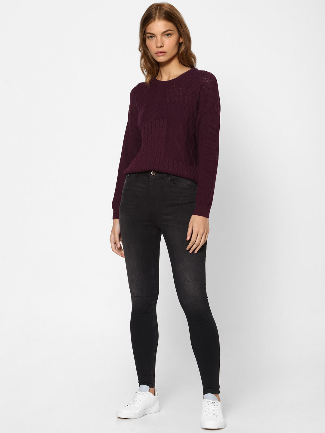 Black High Rise Skinny Jeans