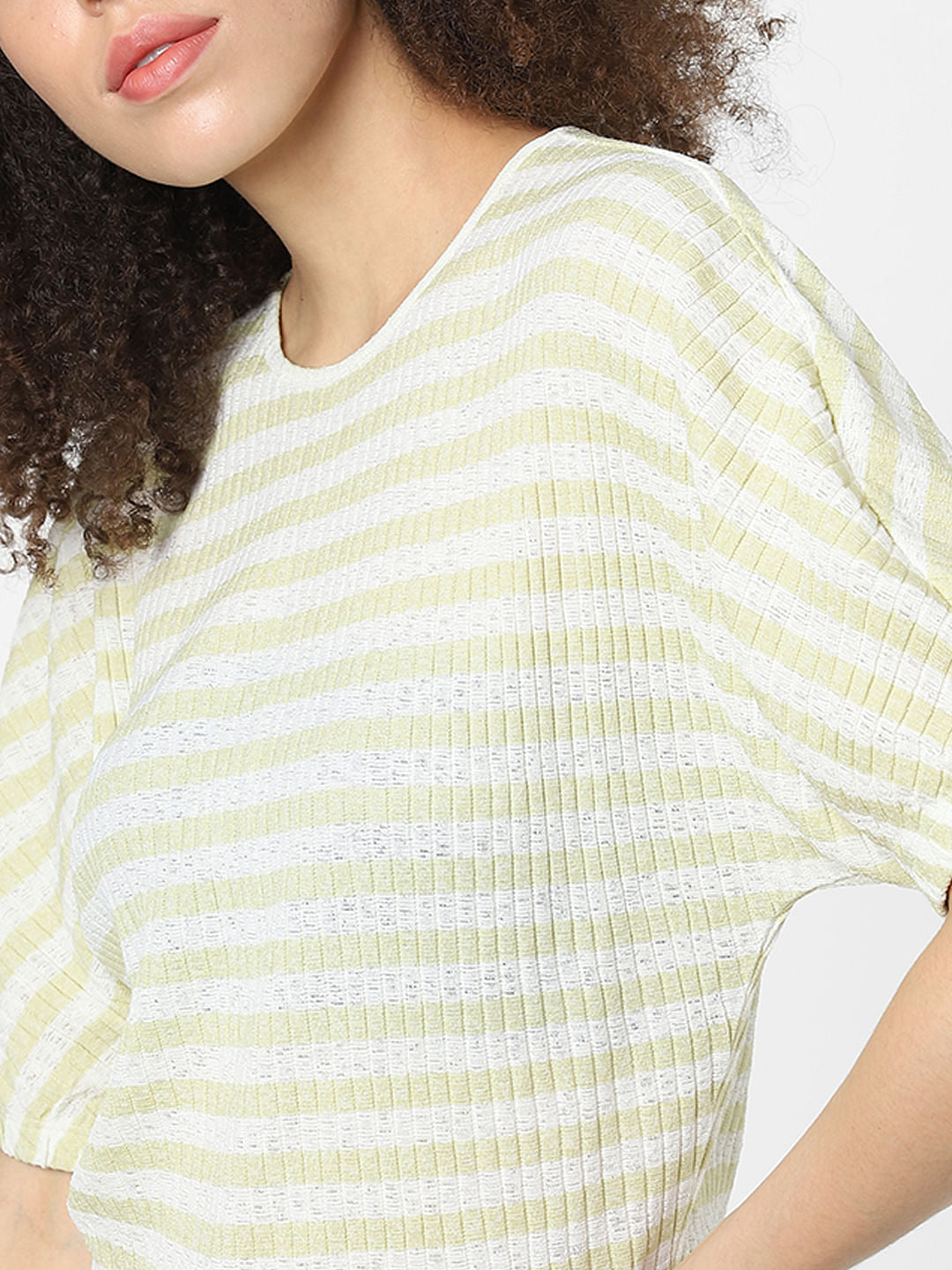 Yellow Striped Top