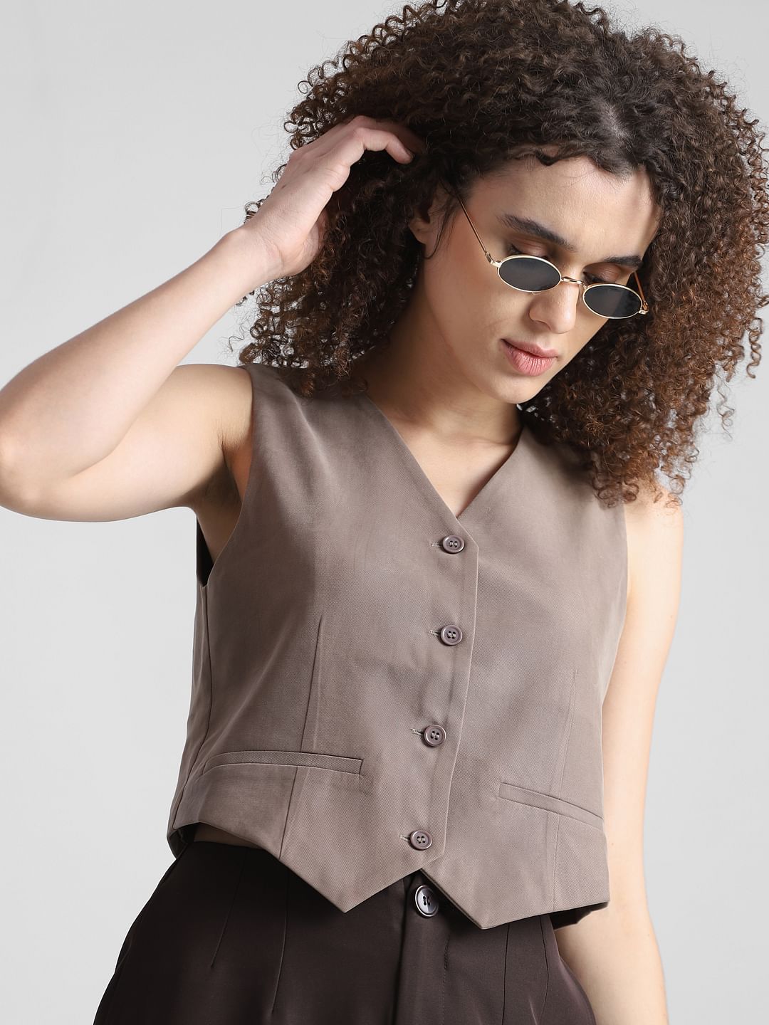 Grey Short Waistcoat