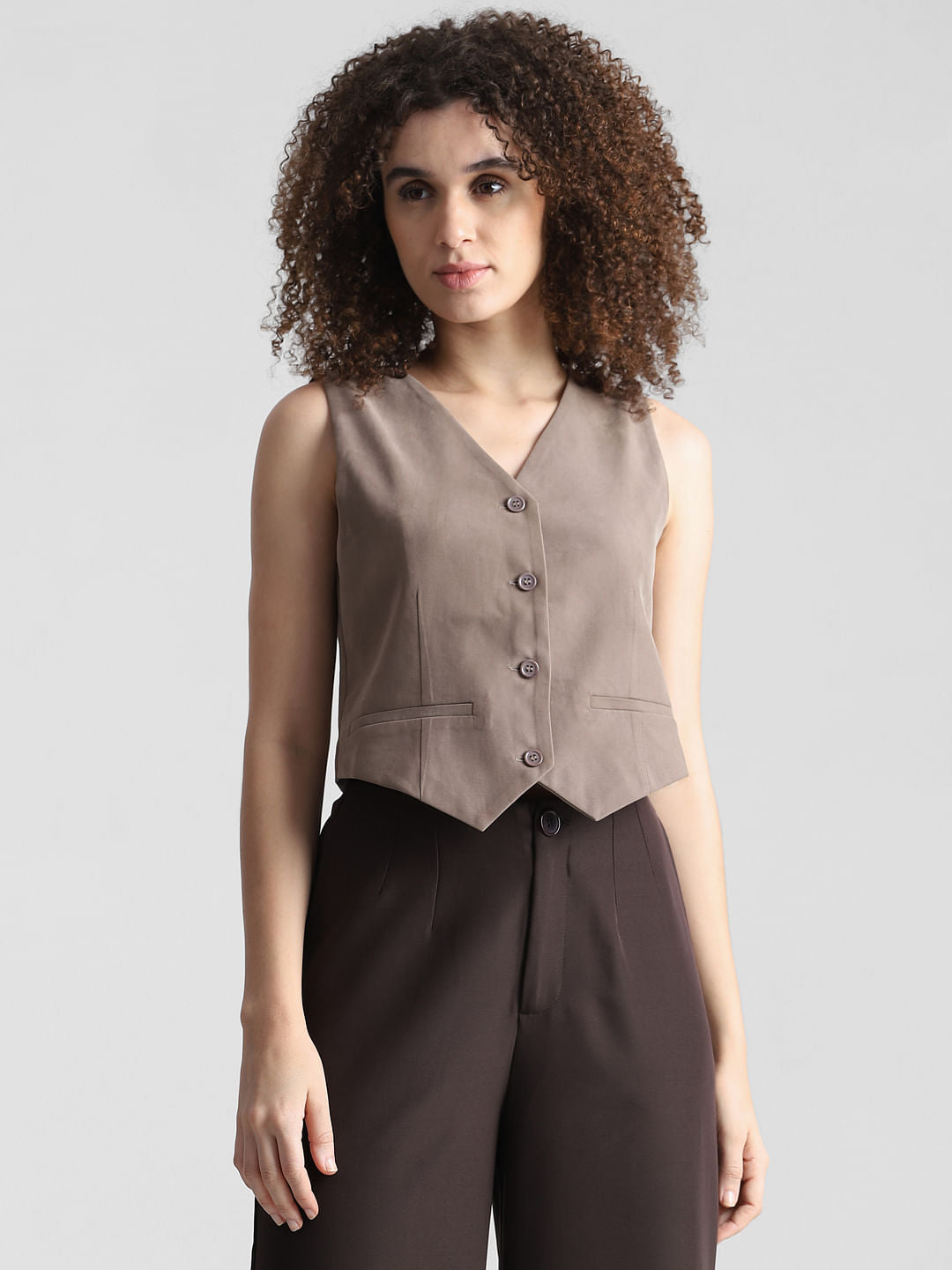 Grey Short Waistcoat