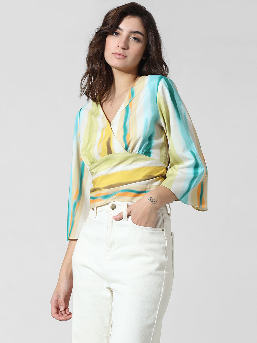 Multi-Colour Printed Top