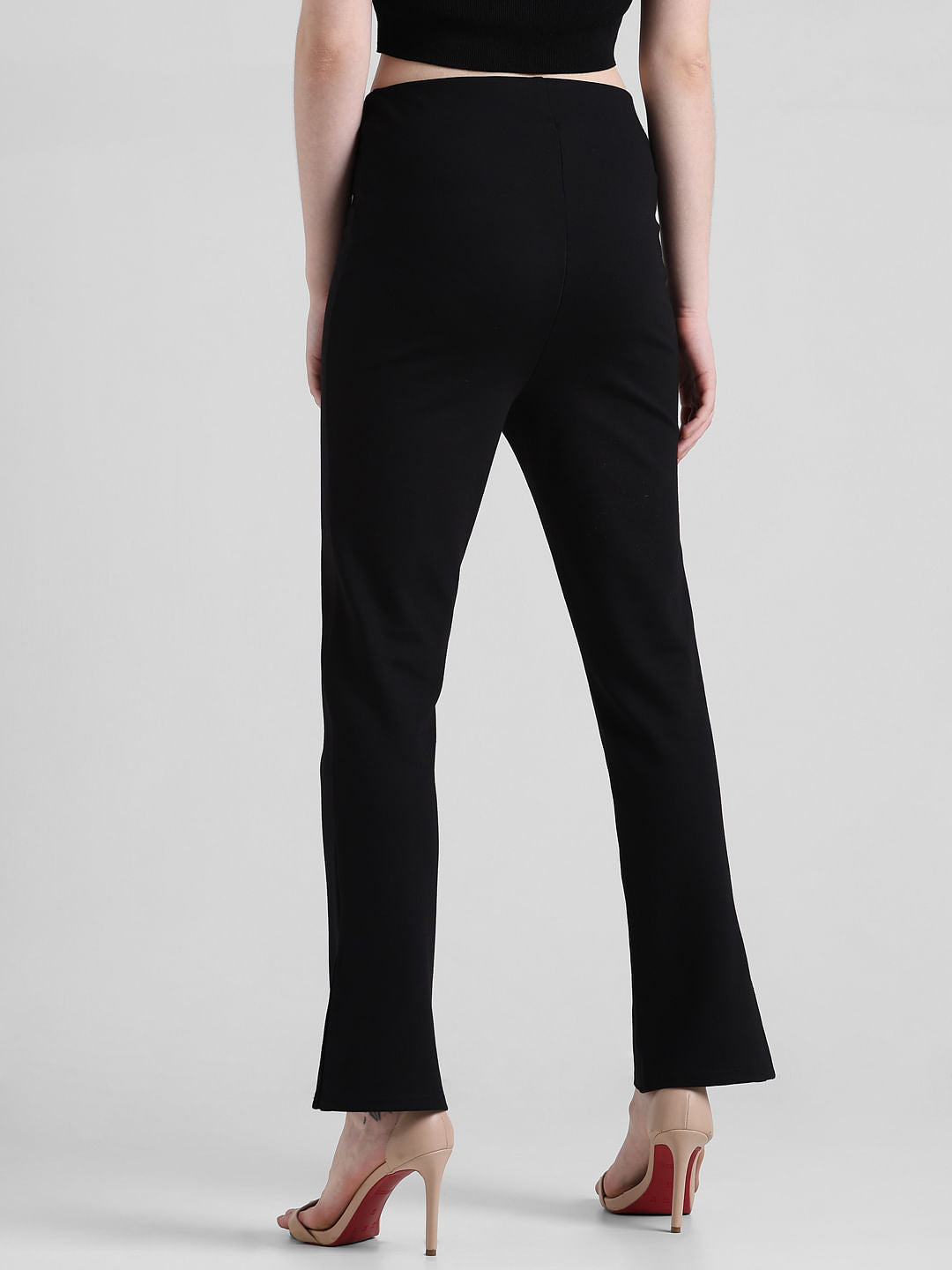 Black High Rise Skinny Fit Leggings