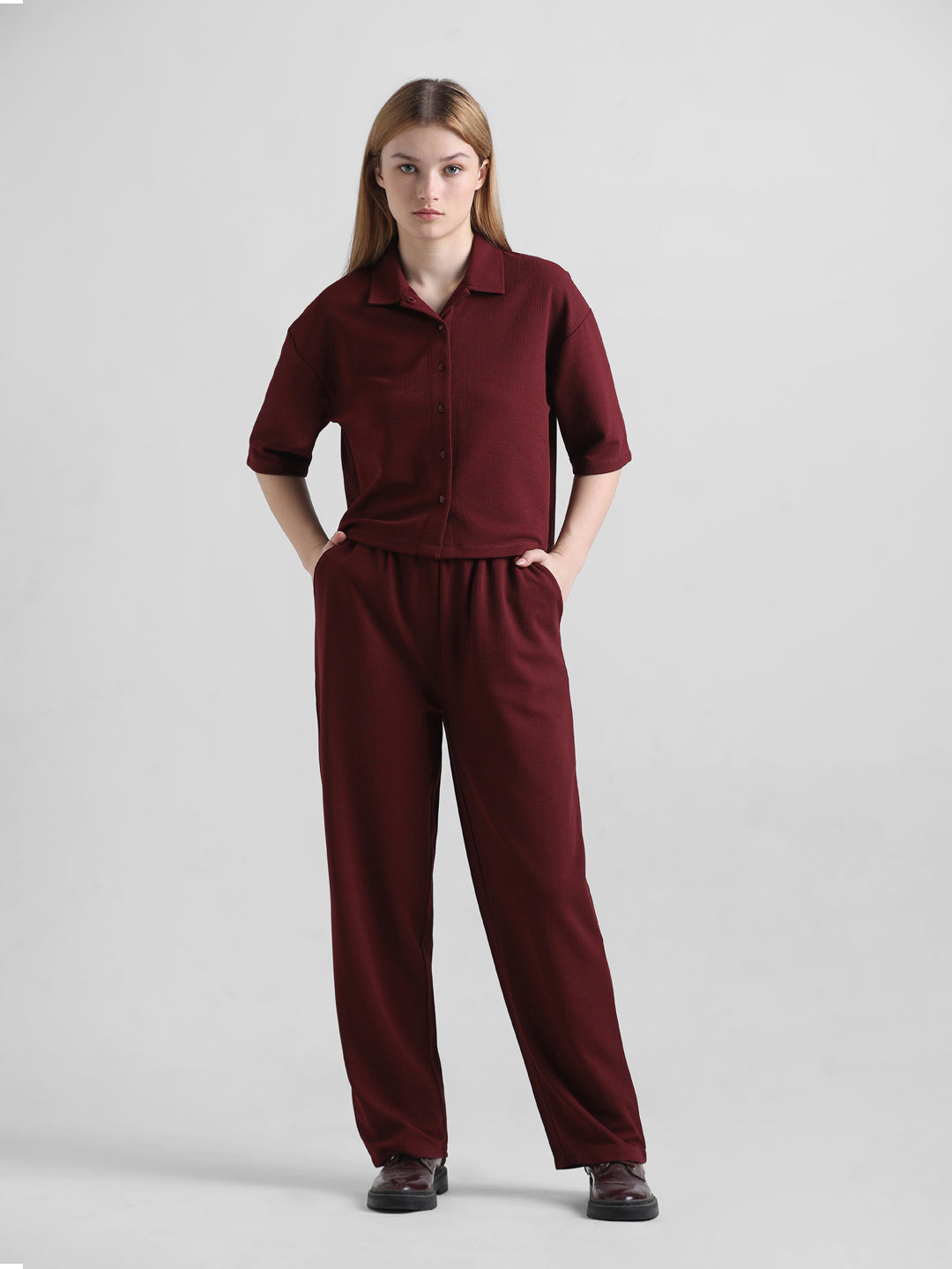 ONLY Relaxed Textured Jumpsuit