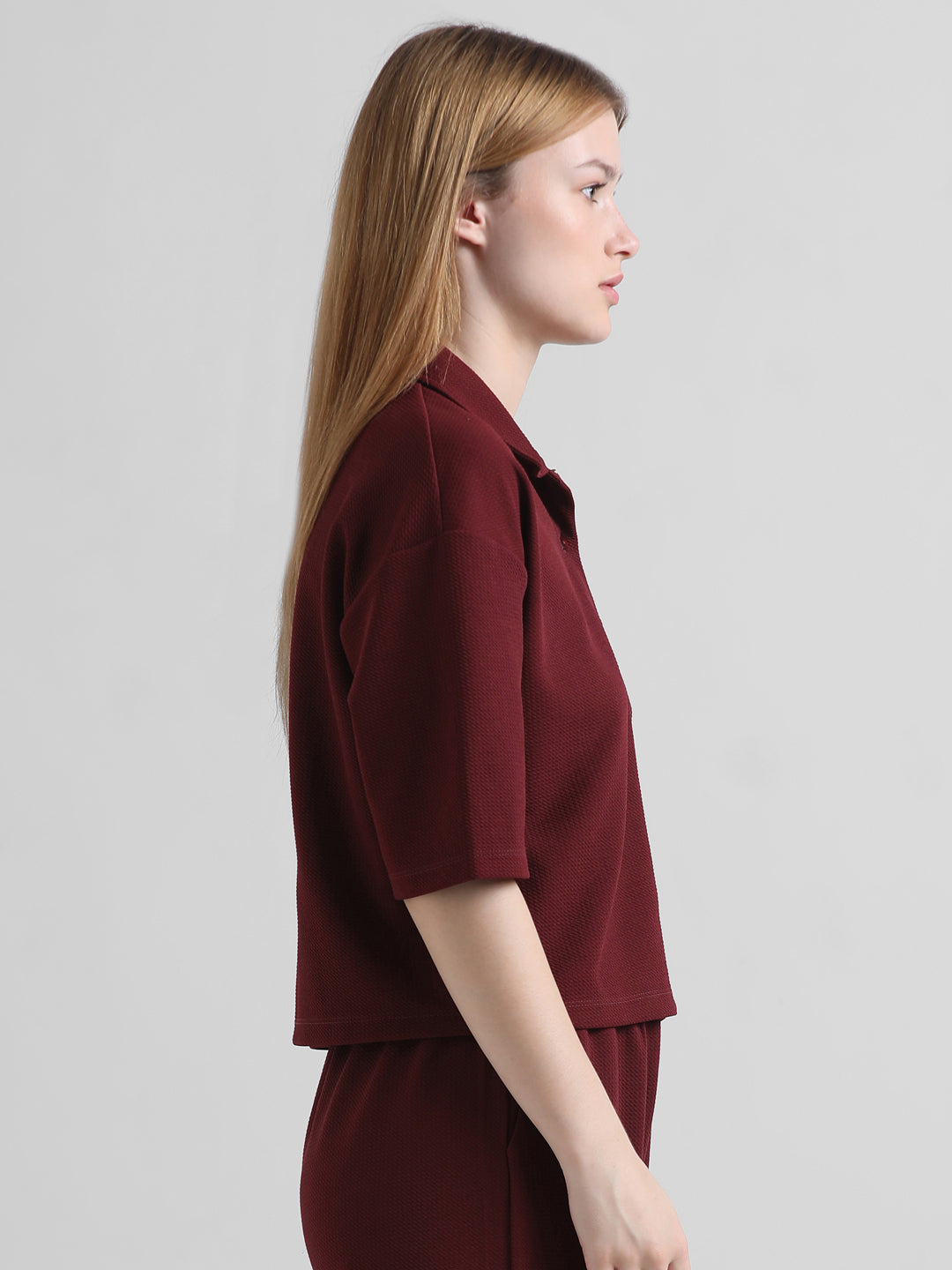 ONLY Relaxed Textured Jumpsuit