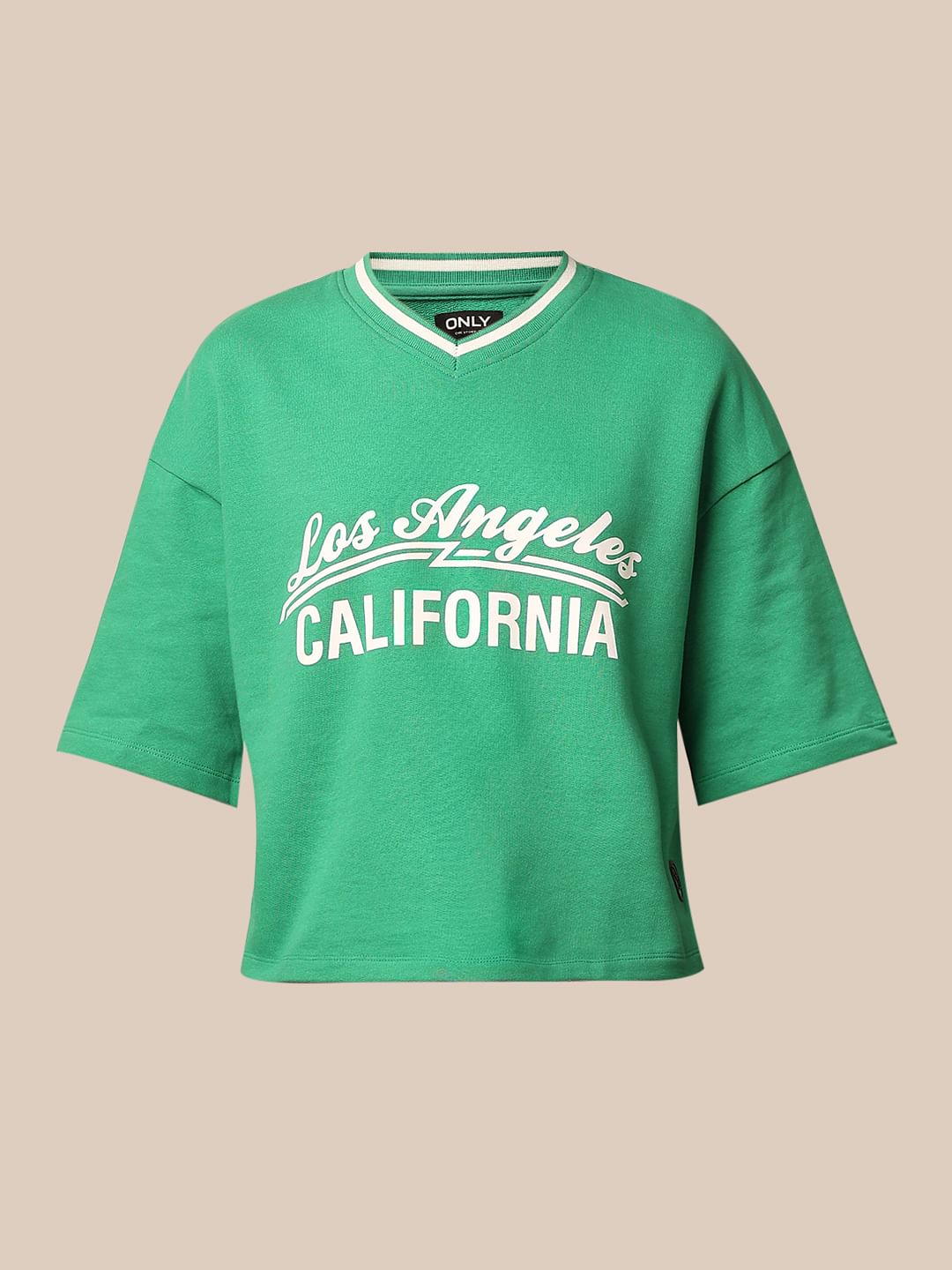 Green Varsity Cotton Top