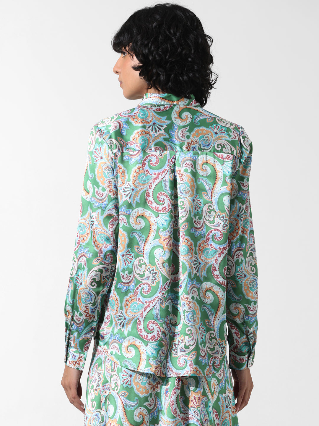 ONLY Green Casual All-Over Print Jumpsuit
