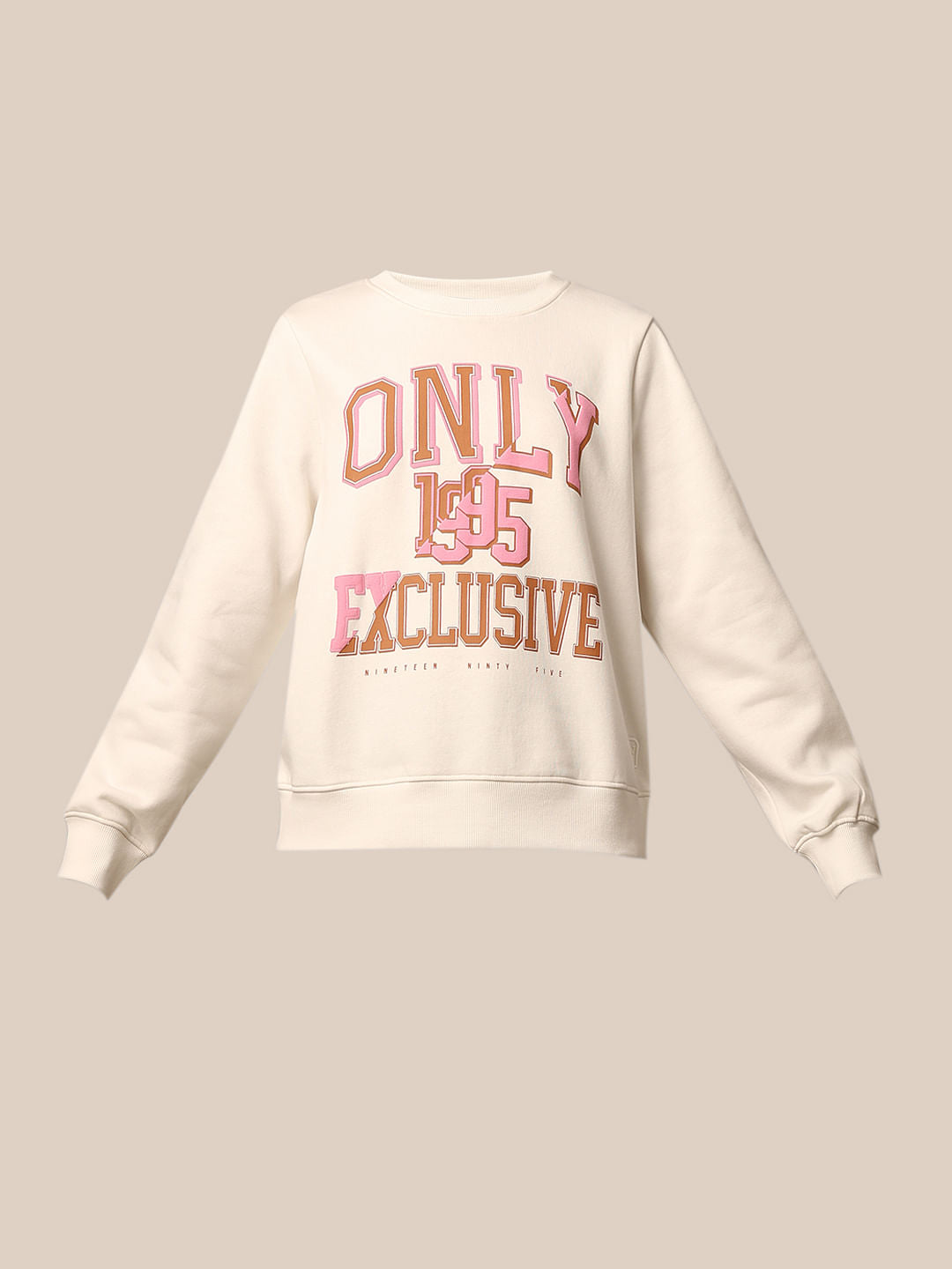 White Printed Sweatshirt
