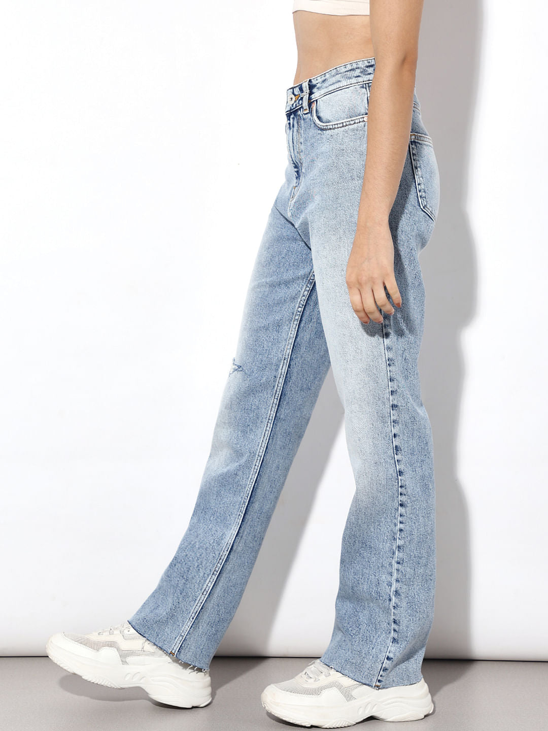 Blue Straight Fit Jeans