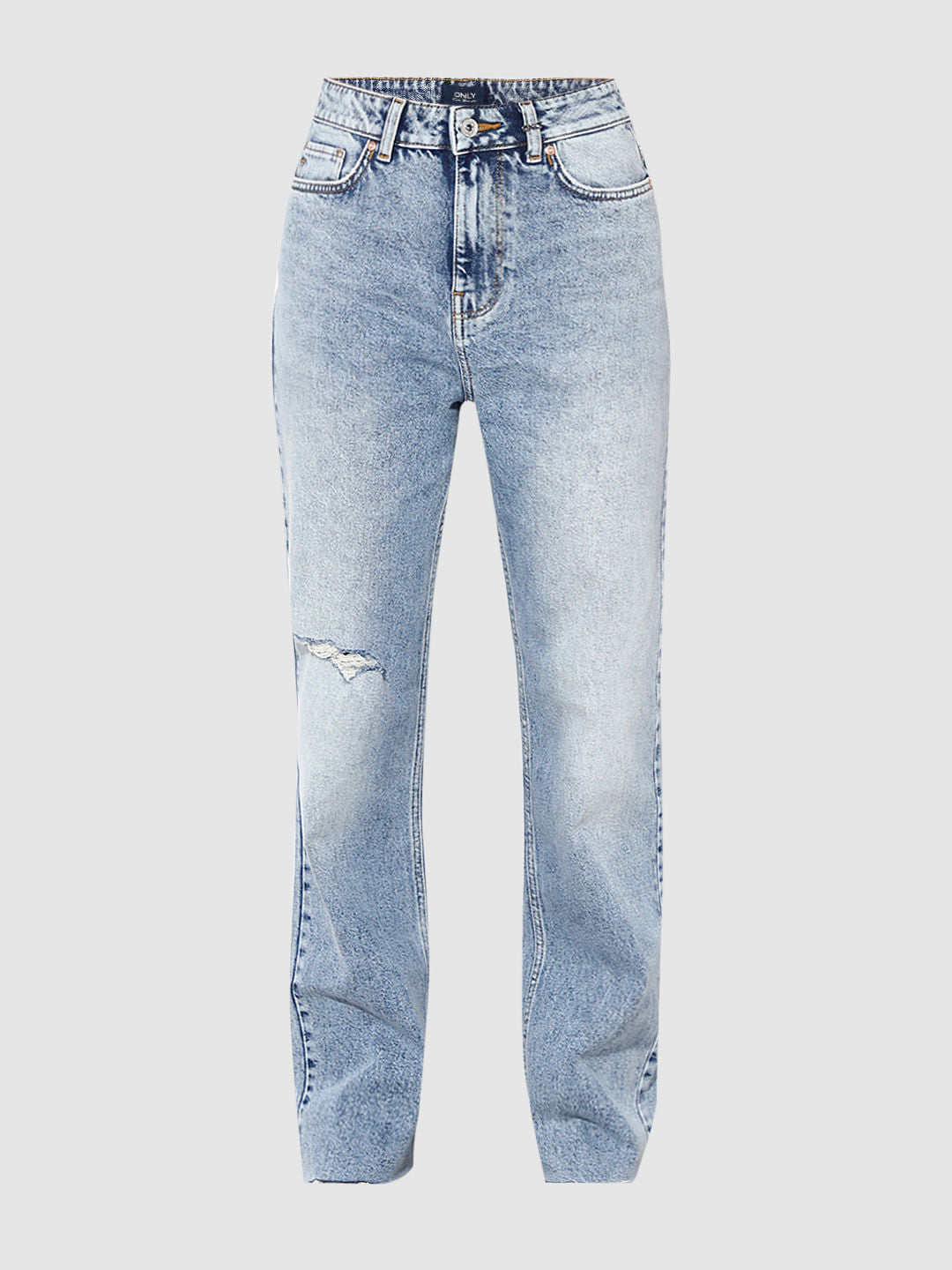 Blue Straight Fit Jeans
