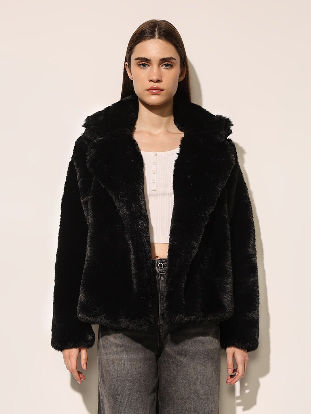 ONLY Black Teddy Jacket