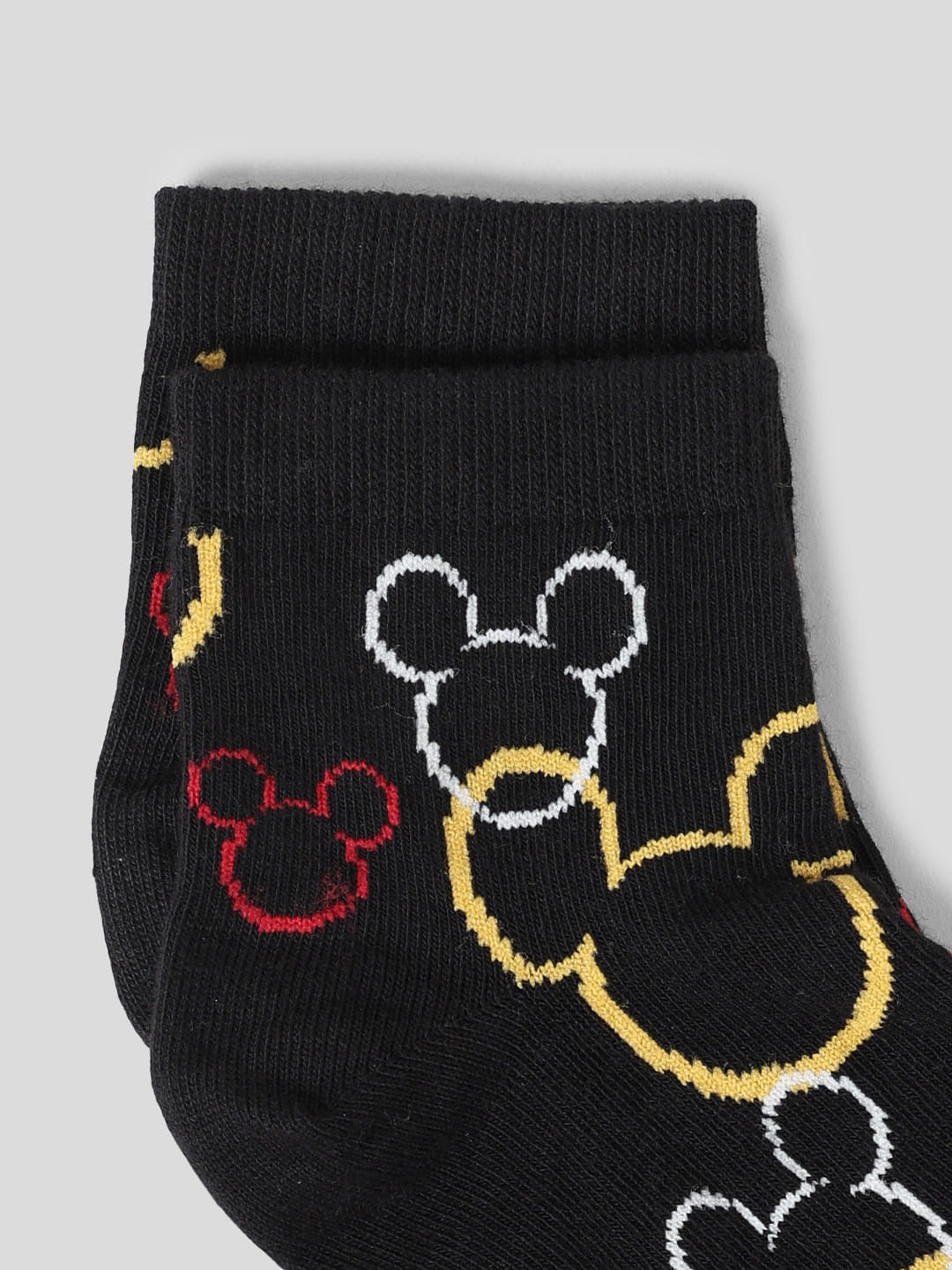 Mickey Pack Of 2 Printed Socks