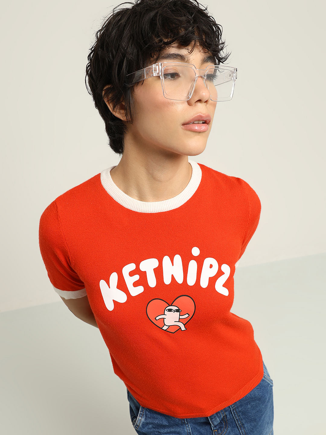 Ketnipz Red Fitted Pullover