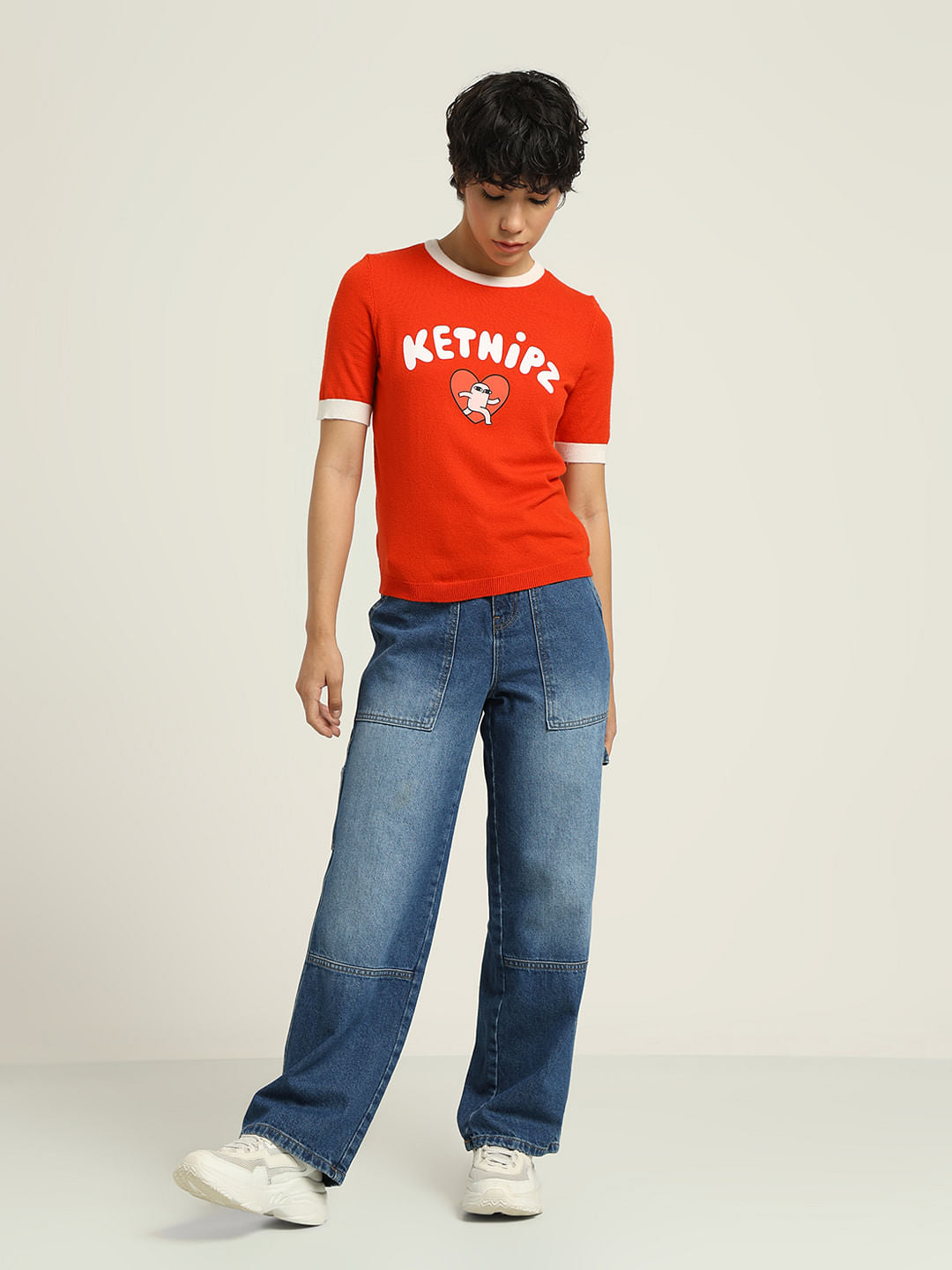 Ketnipz Red Fitted Pullover