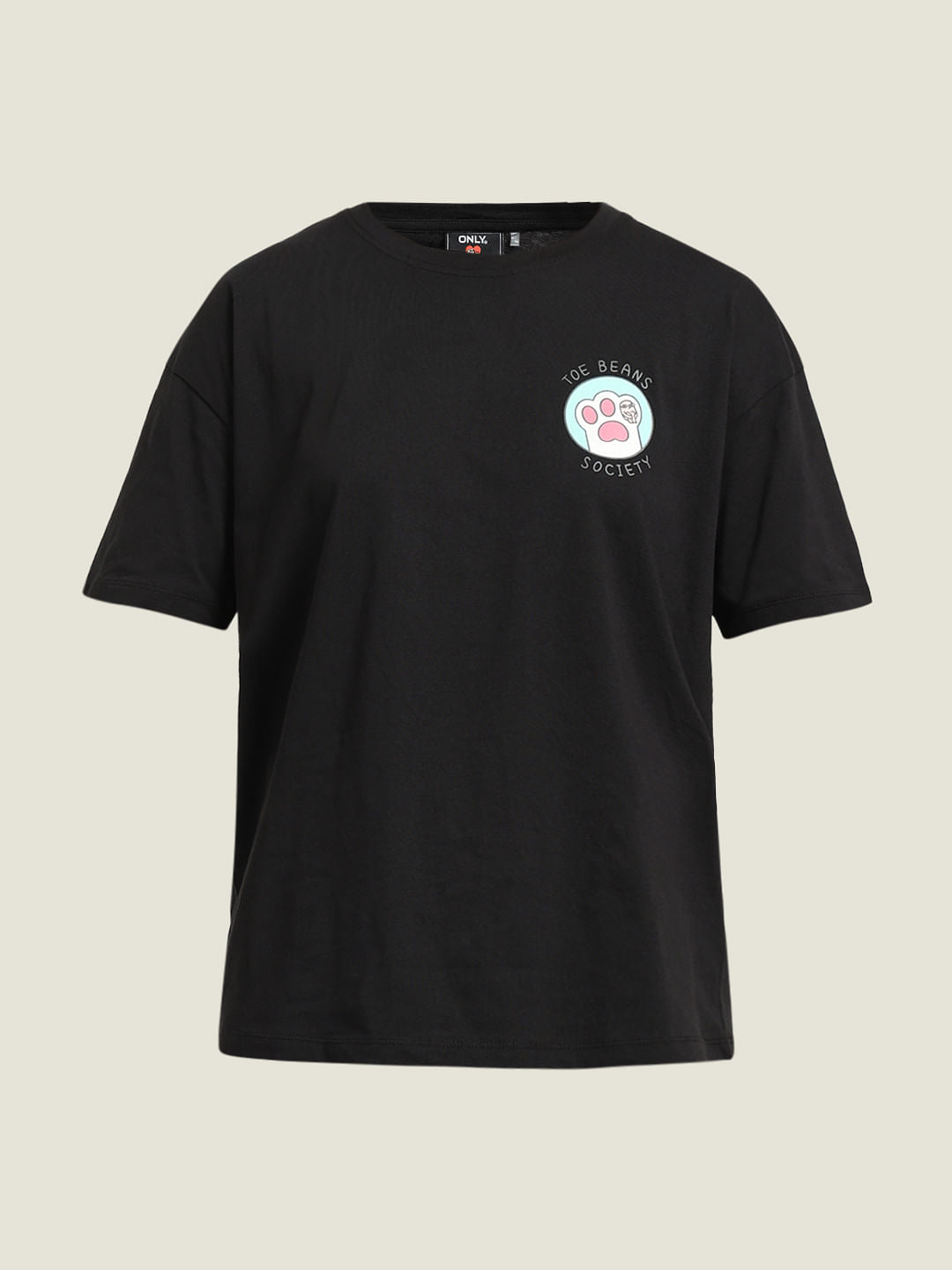 Ketnipz Black Printed T-Shirt