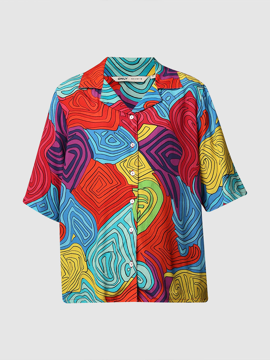 Multi-Colour Printed Resort Shirt